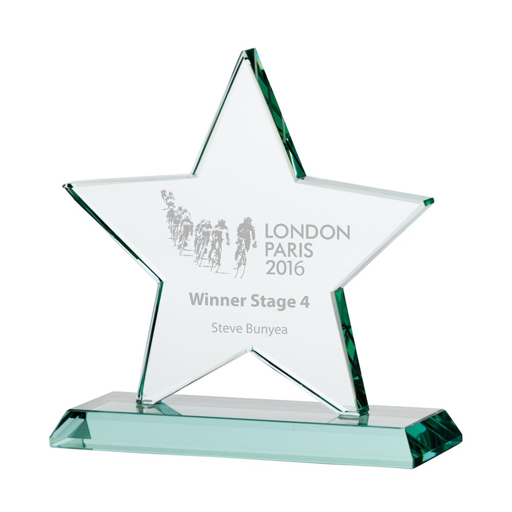 Galaxy Star Jade Glass Award