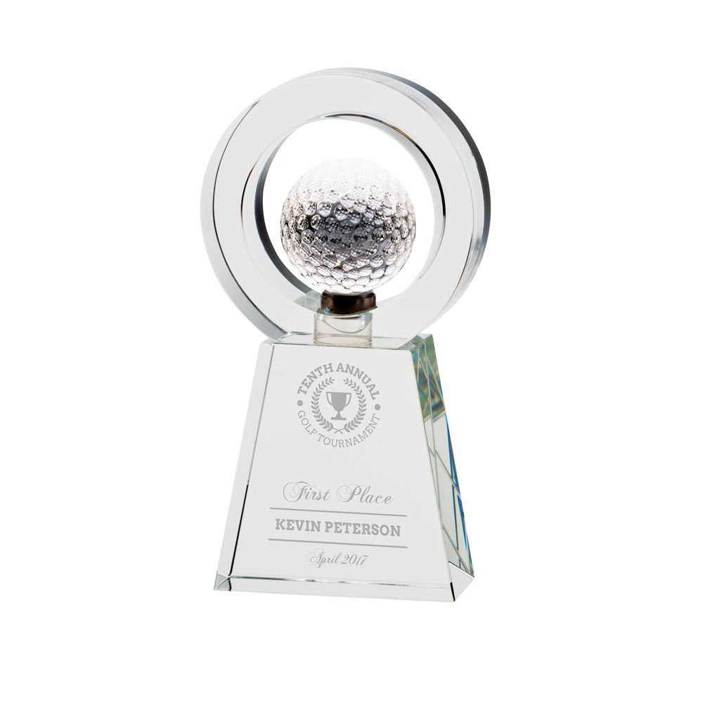 Navigator Golf Crystal Award 200mm (35mm Width)