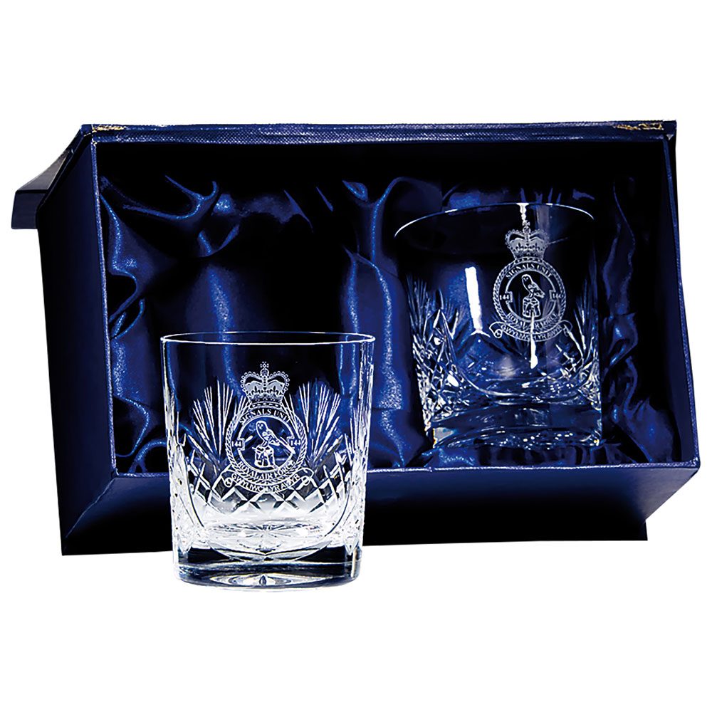 Lindisfarne Classic Whisky Tumblers and Presentation Box 100mm