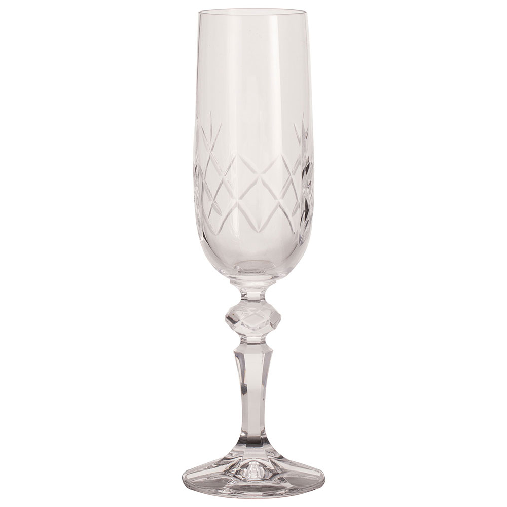 Lindisfarne Orco Crystal Champagne Glass 280mm