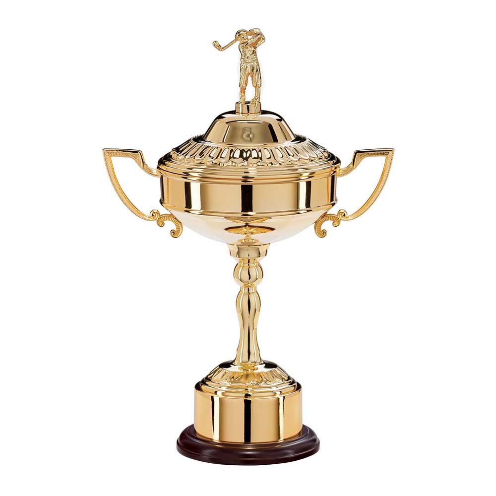 Sterling Golf Gold Plated Cup 310mm