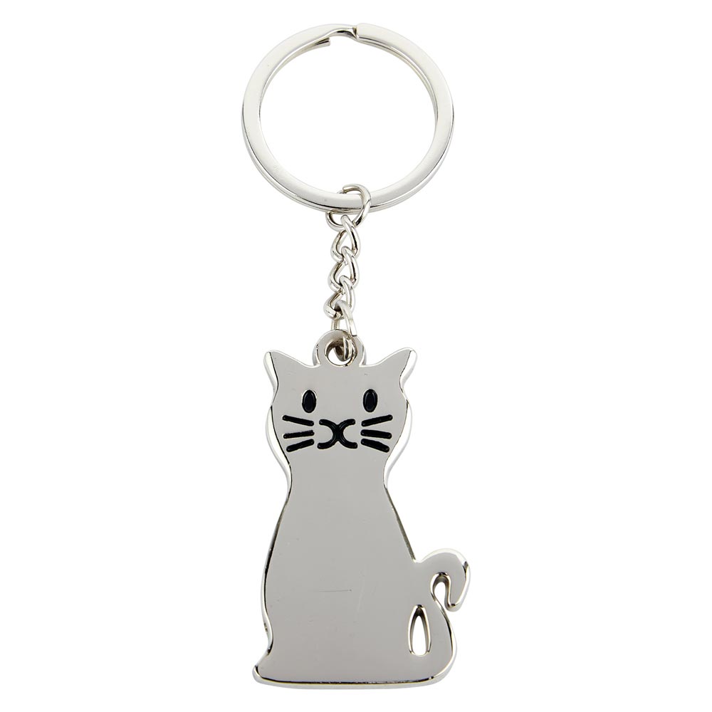 Pets Cat Keyring 60mm
