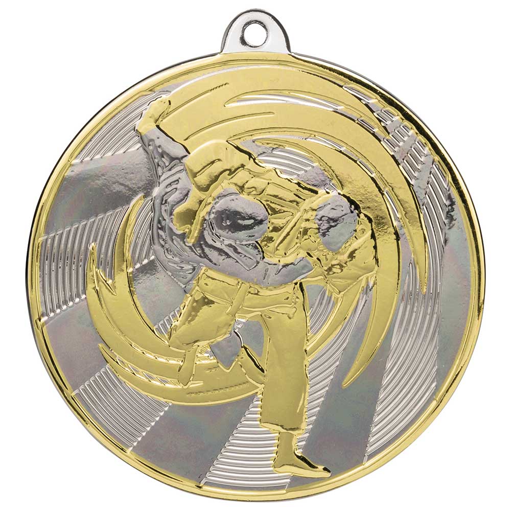 Premiership Judo Medal Gold & Silver 60mm