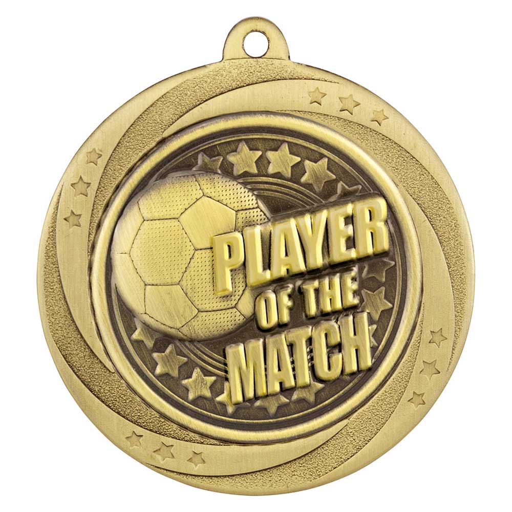 Superstar Player of Match Medal Gold 60mm