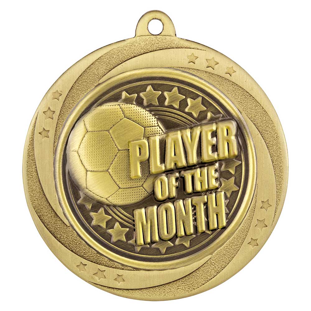 Superstar Player of Month Medal Gold 60mm