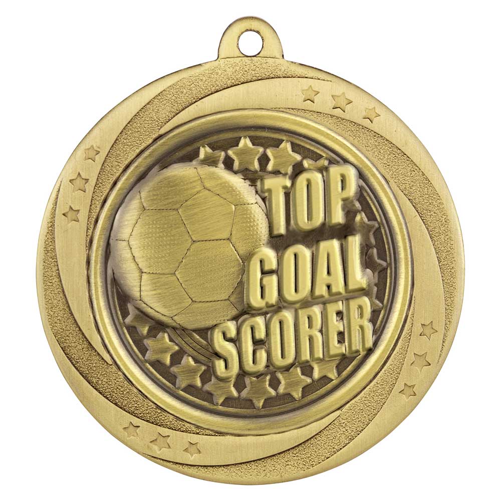 Superstar Top Scorer Medal Gold 60mm