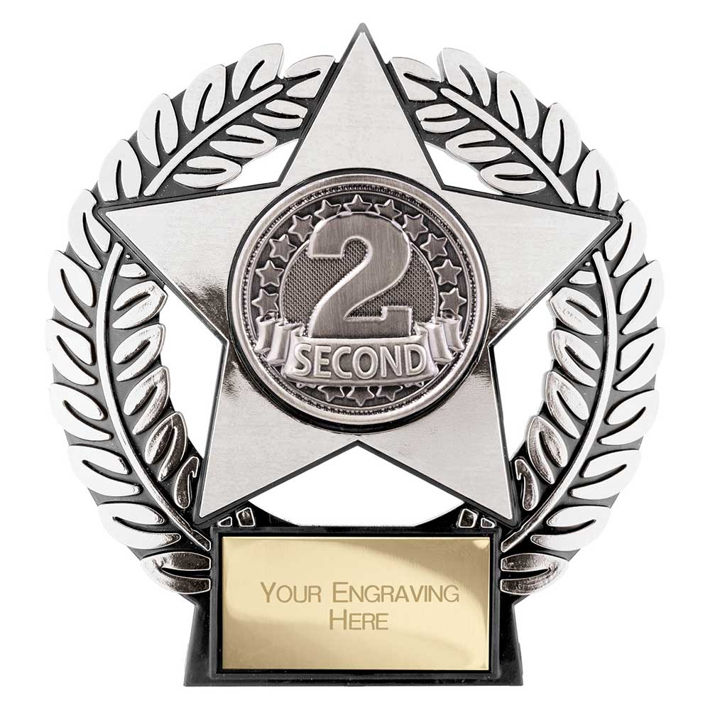 Emperor Star 2nd Place Plaque Silver 120mm