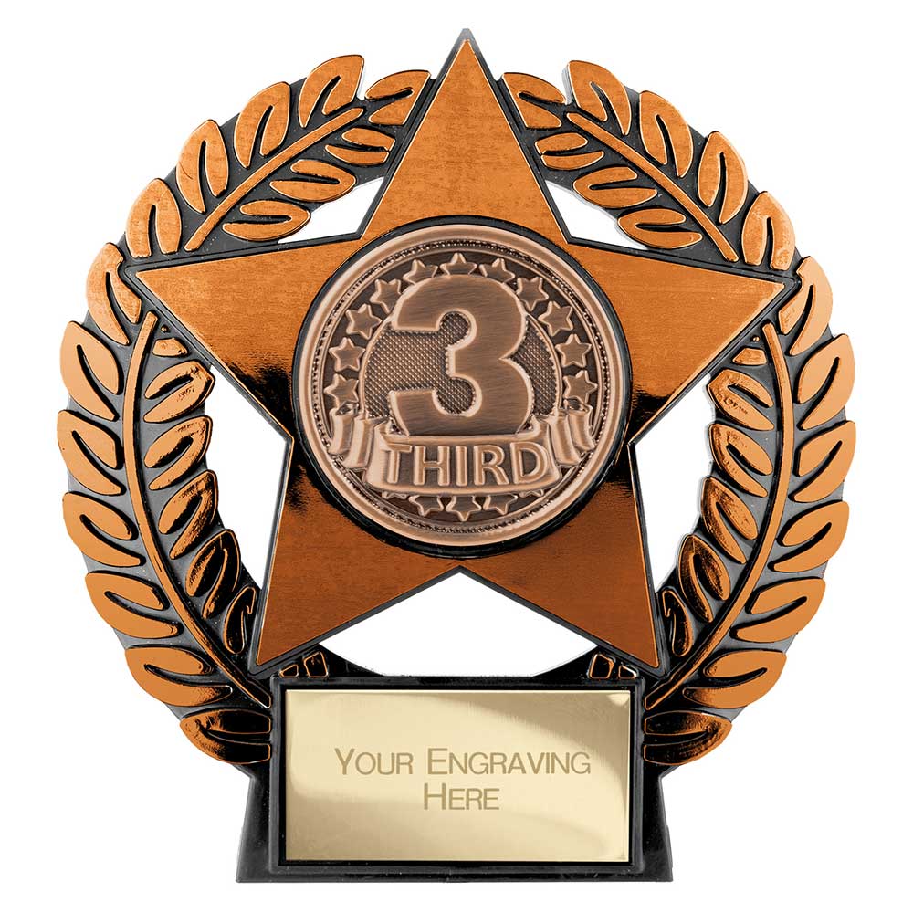 Emperor Star 3rd Place Plaque Bronze 120mm