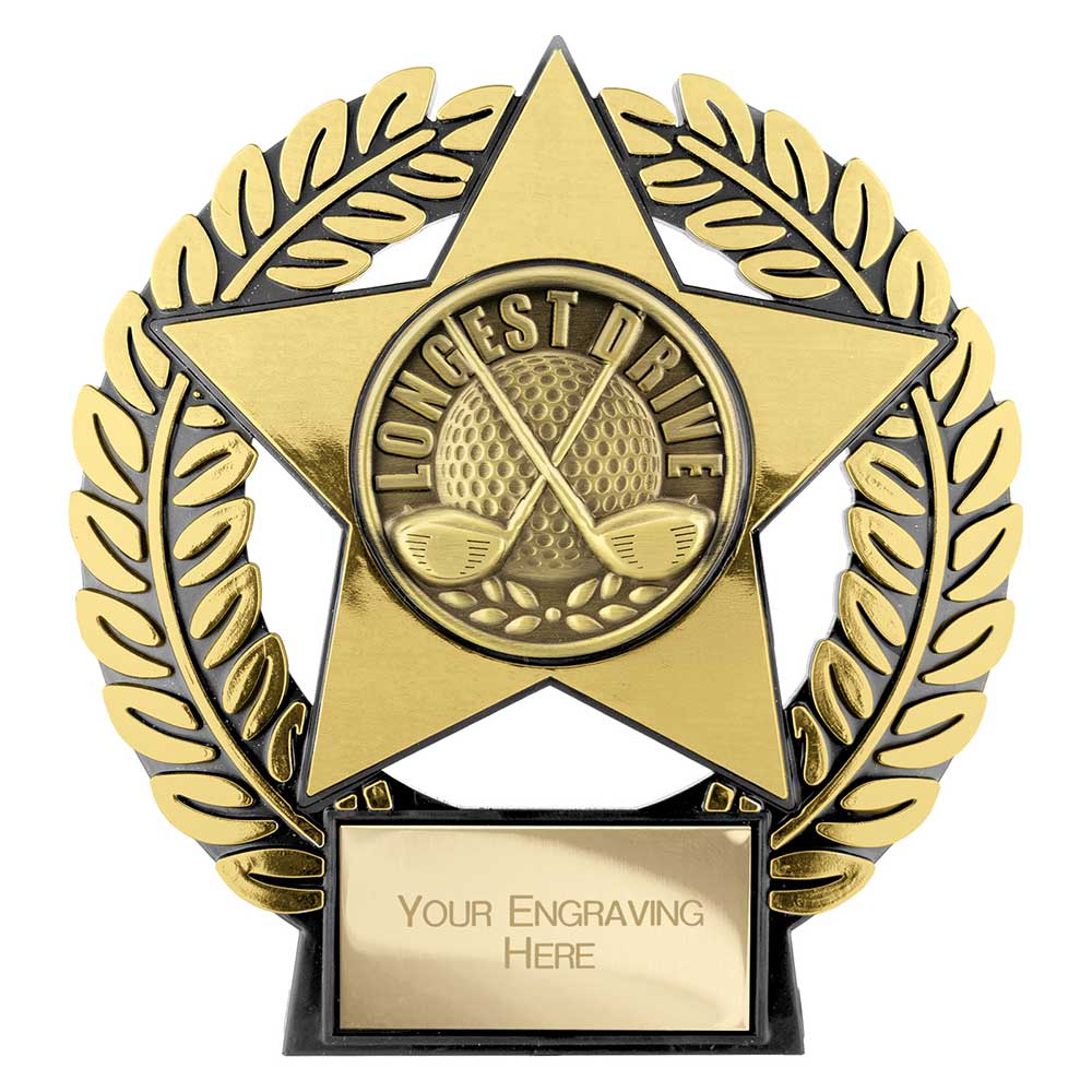 Emperor Star Longest Drive Plaque Gold 120mm