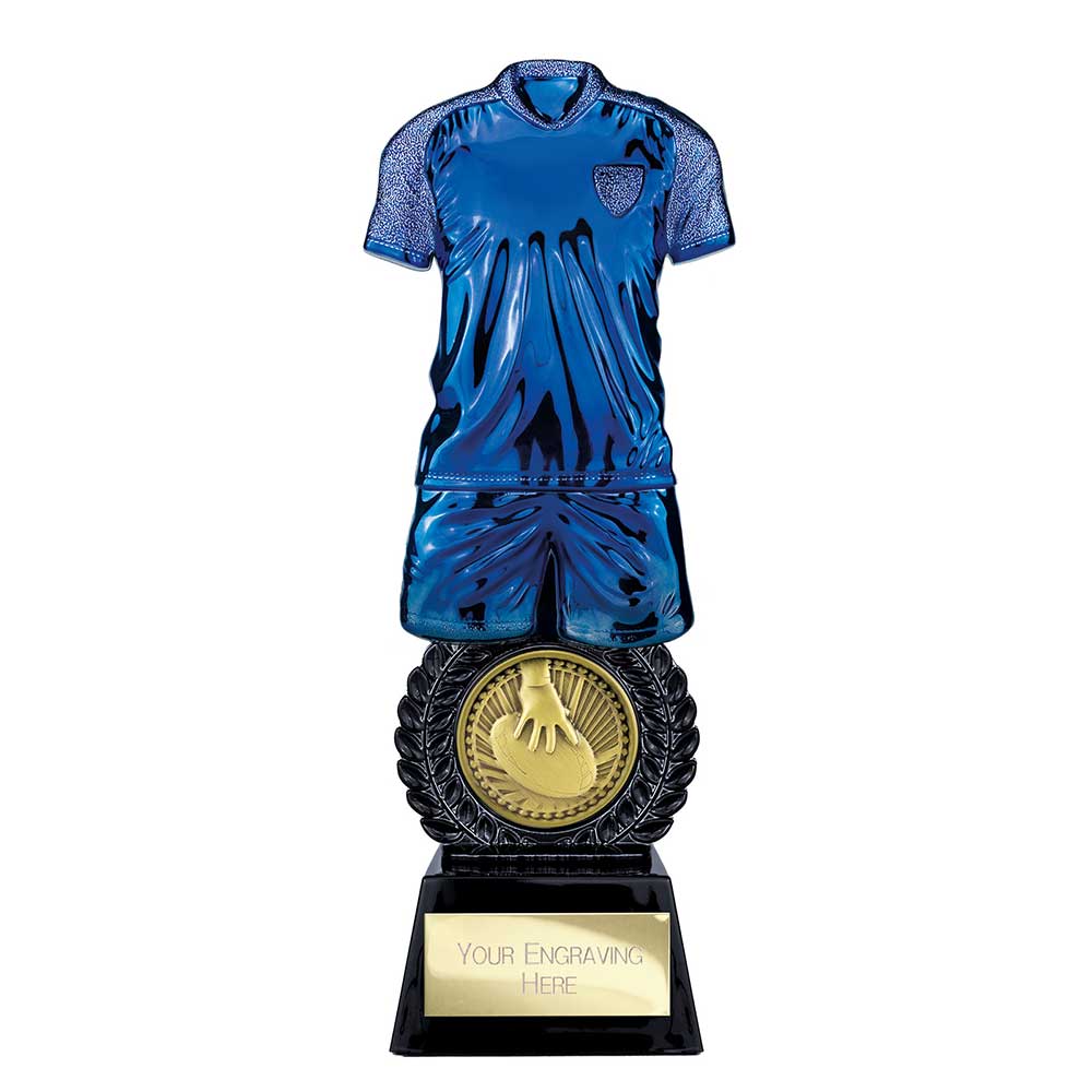 Intensity Rugby Award Blue & Carbon Black 260mm