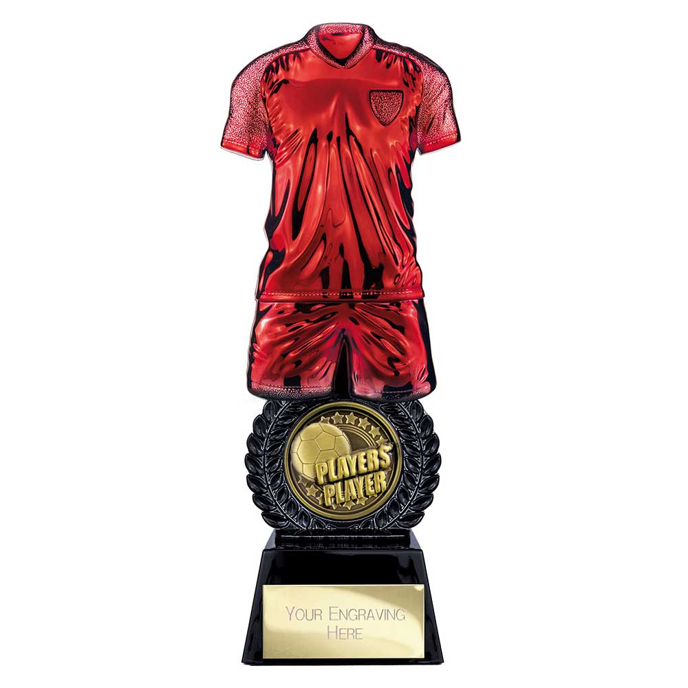 Intensity Football Players Player Award Red & Carbon Black 260mm