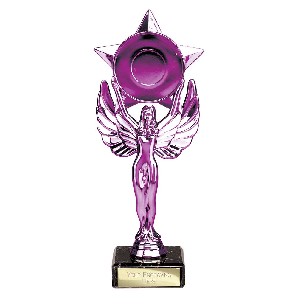 Victory Star Multisport Trophy Purple 210mm
