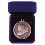 Power Boot Football Medal Box Antique