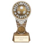 Ikon Tower Most Improved Player Award Antique Silver & Gold
