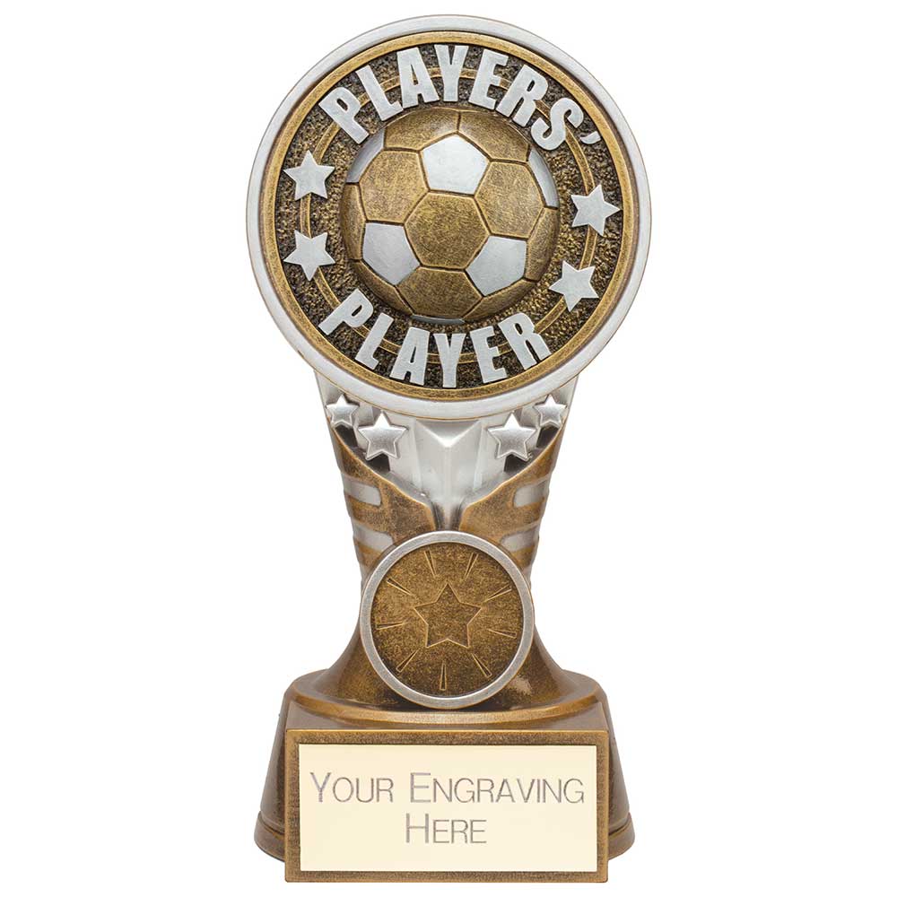 PA24149B.jpg Ikon Tower Players Player Award Antique Silver & Gold - Image 1