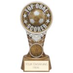 Ikon Tower Top Goal Scorer Award Antique Silver & Gold