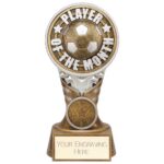 Ikon Tower Player of the Month Award Antique Silver & Gold