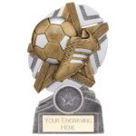The Stars Football Plaque Award Silver & Gold