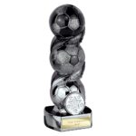 Hat-trick Strike Football Carbon Black & Gunmetal