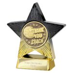 Superstar Thank you Coach Award Black & Gold