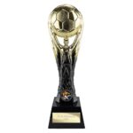 The Winning Goal Football Award Gold & Carbon Black