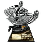 Power Strike Football Most Improved Gunmetal & Black