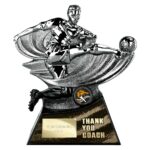 Power Strike Football Thank You coach Gunmetal & Black