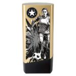 Prime Heavyweight Ladies Football Gold & Black