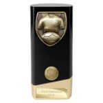 Prime Cobra Football Shirt & Ball Award Black & Gold