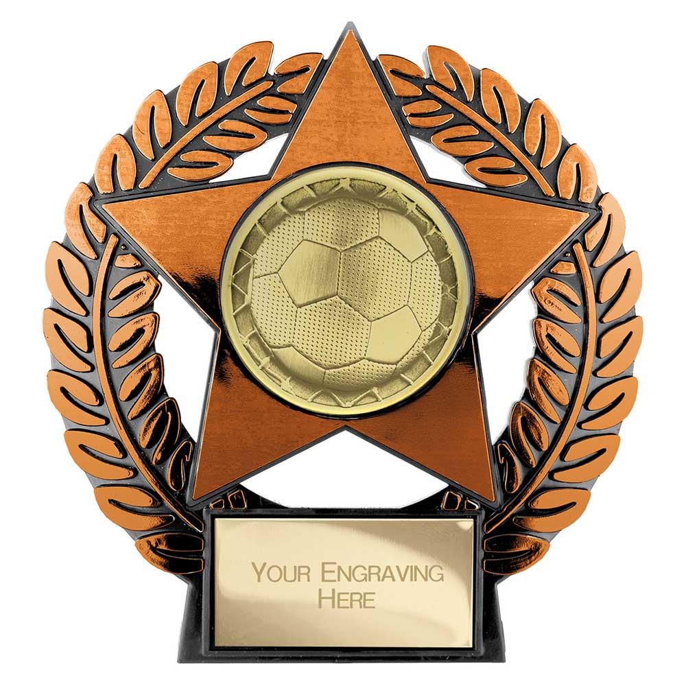 PL25052B.jpg Emperor Star Football Plaque - Image 1