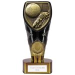 Fusion Cobra Football Boot & Ball Award Black & Gold