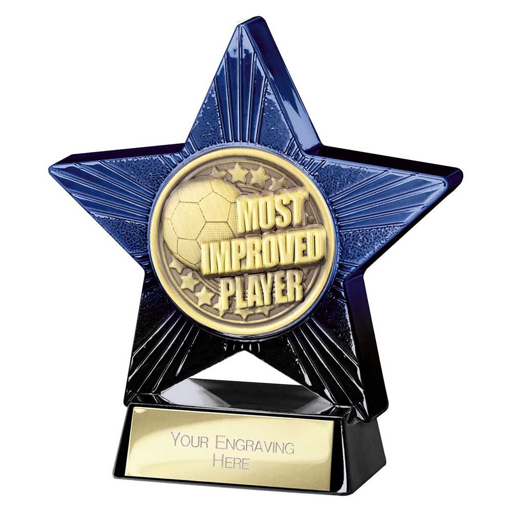 PM25053A.jpg Superstar Most Improved Player Award Blue & Black - Image 1