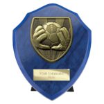 Cobra Shield Football Goal Keeper Award Azure Blue