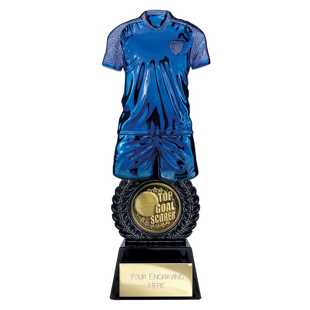 PU25060A.jpg Intensity Football Top Scorer Award Blue & Carbon Black 260mm - Image 1