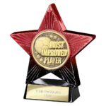 Superstar Most Improved Player Award Red & Black