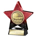 Superstar Parents Player Award Red & Black