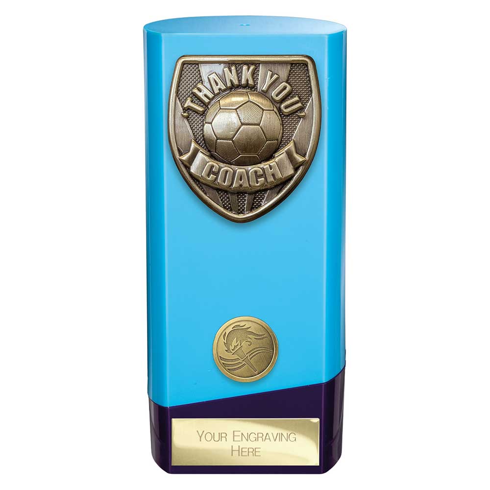 PX25112A.jpg Prime Cobra Thank you Coach Award Blue & Purple - Image 1