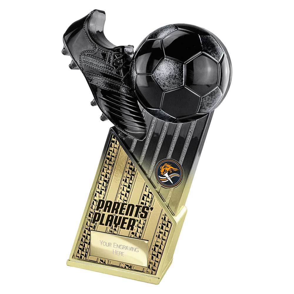 PX26110D.jpg The Marauders Football Parents Player Carbon Black & Gold - Image 1