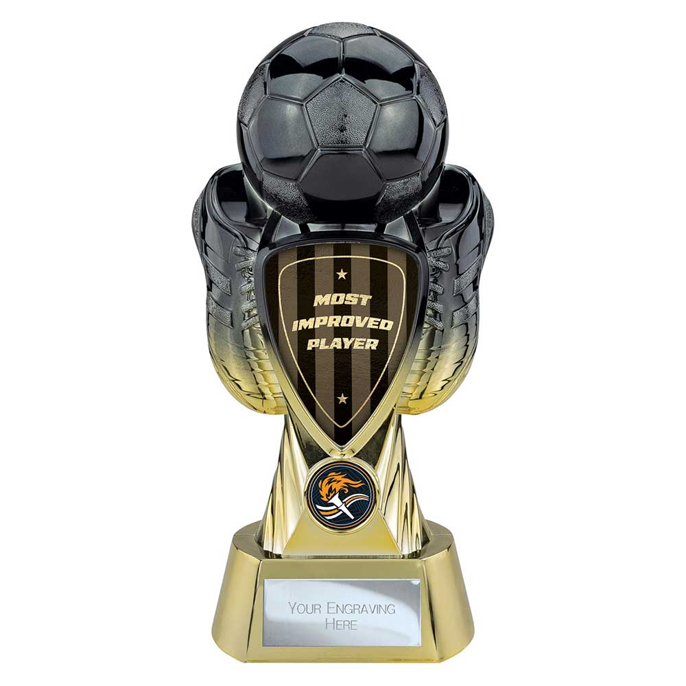 PX26121D.jpg Tournament Heavyweight Most Improved Carbon Black & Gold - Image 1