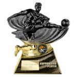 Power Strike Football Supporter Player Carbon Black & Gold