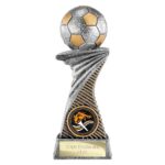 Dynamic Football Award Antique Silver & Gold