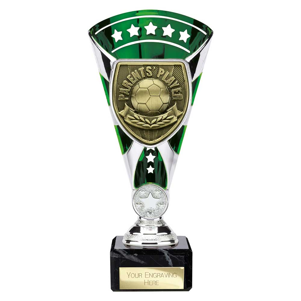 TE25108A.jpg Cobra Star Cup Parents Player Silver & Green - Image 1