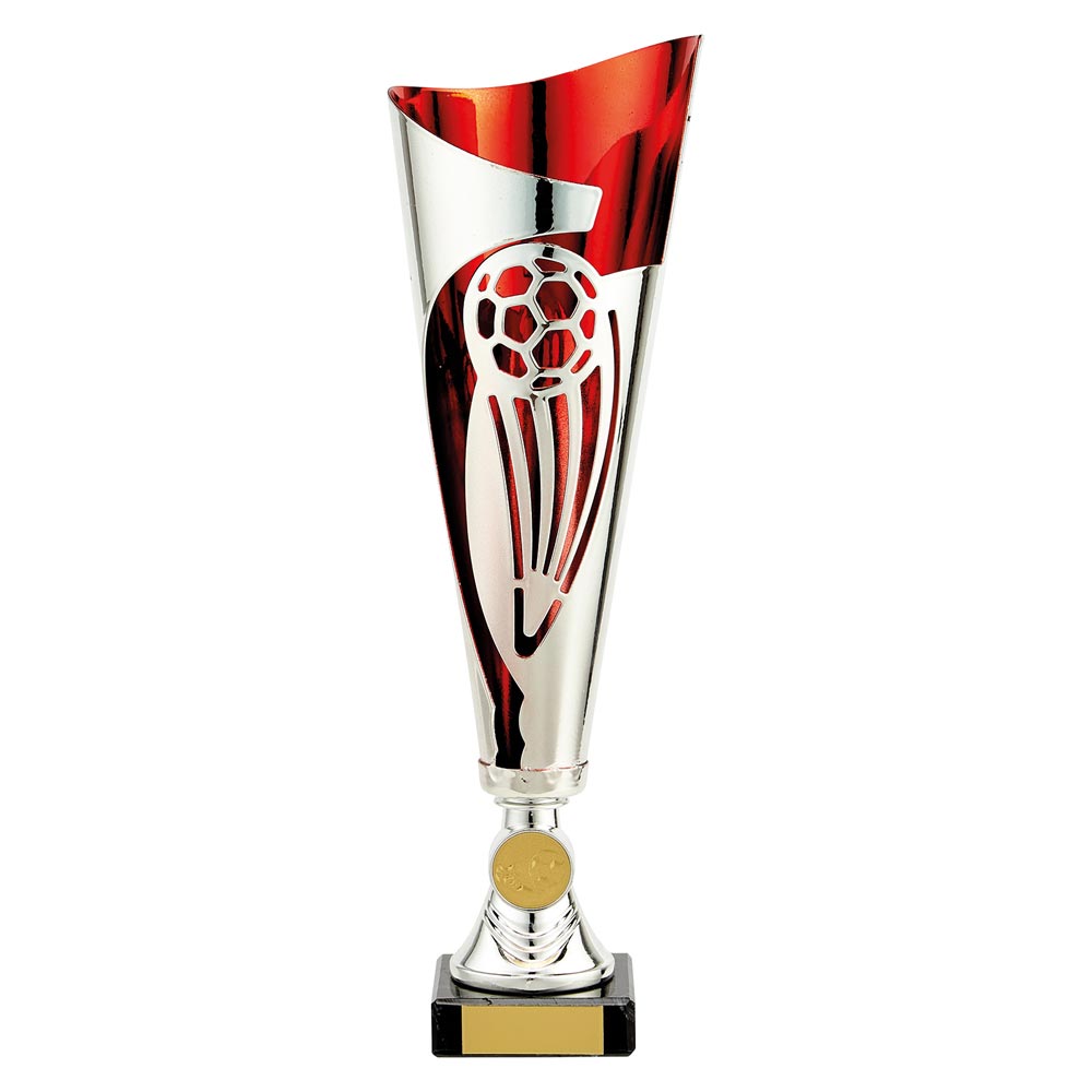 TR19610A.jpg Champions Football Cup Silver & Red - Image 1