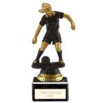 Cyclone Football Player Female Black & Gold