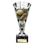 Cobra Star Cup Football Boot & Ball Silver