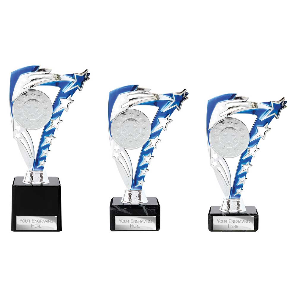 TR24511.jpg Frenzy Multisport Trophy Silver & Blue - Image 1