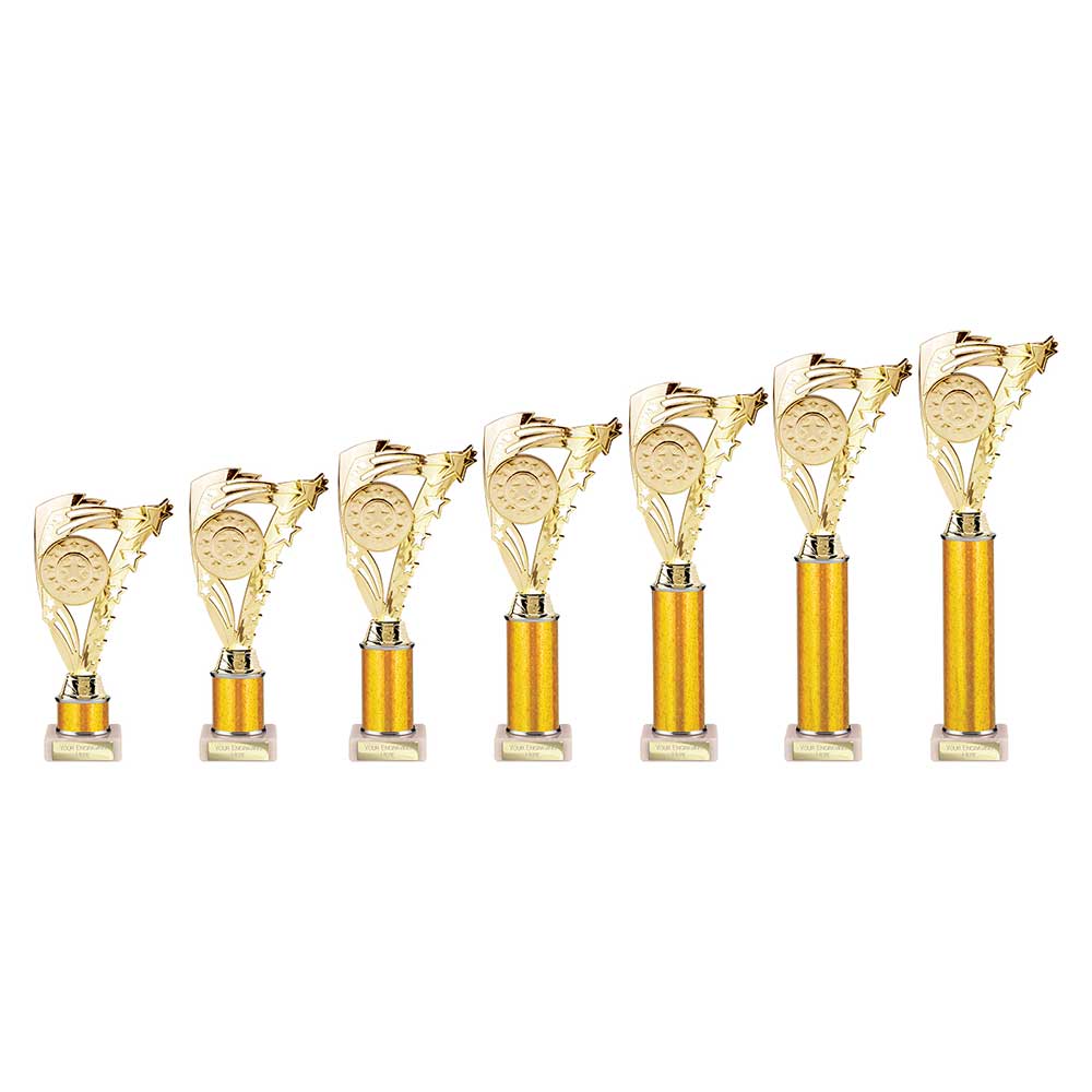 TR24516.jpg Frenzy Multisport Tube Trophy Gold - Image 1