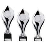 Volcano Trophy Silver & Black