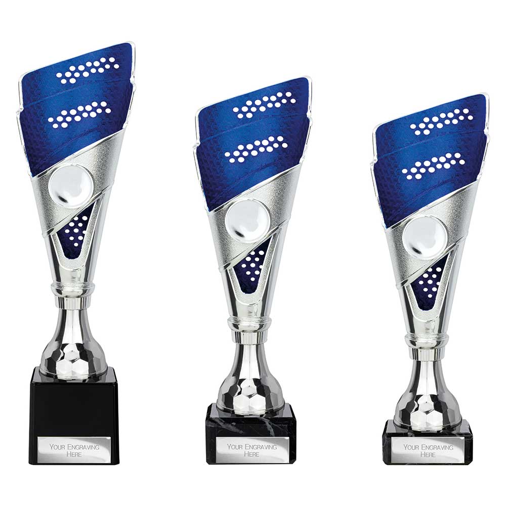 TR25547.jpg Predator Trophy Silver & Blue - Image 1