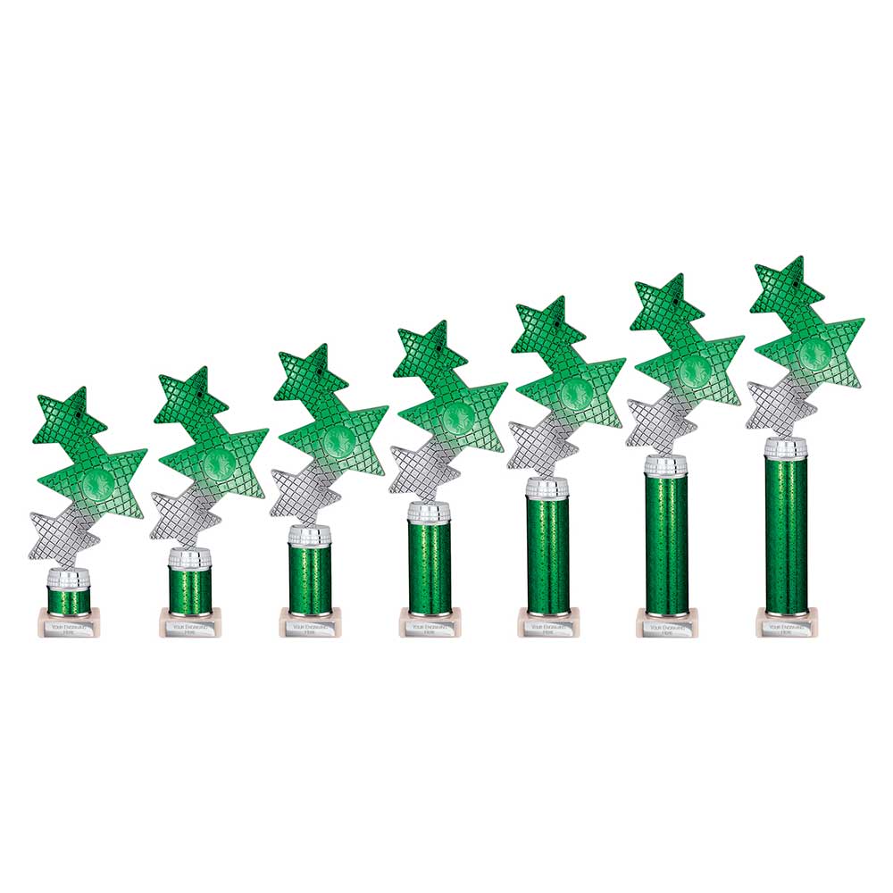 TR25603.jpg Trinity Star Multisport Tube Trophy - Image 1